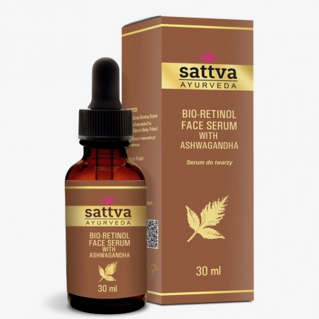 Сыворотка для лица с биоретинолом и ашвагандой, Sattva Ayurveda, 100 мл