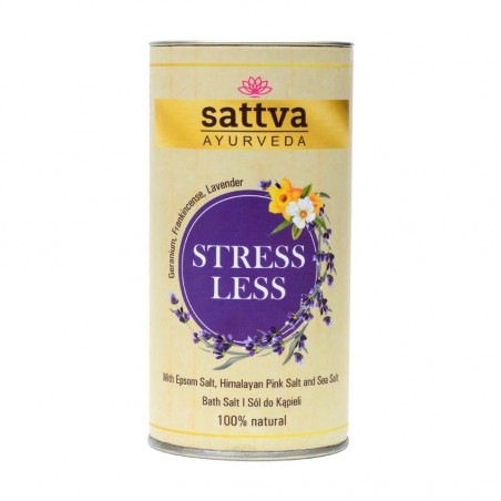 Druskų voniai mišinys Stress Less, Sattva Ayurveda, 300g