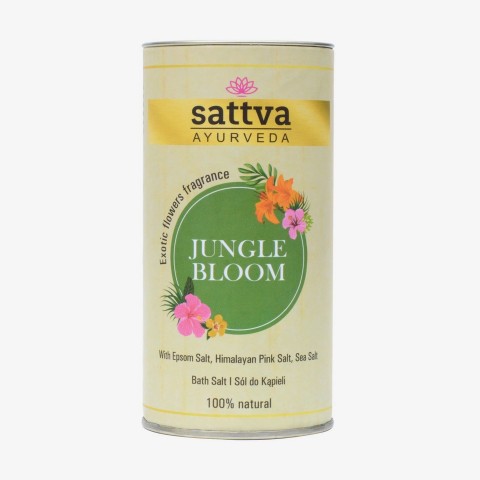Druskų voniai mišinys Jungle Bloom, Sattva Ayurveda, 300g