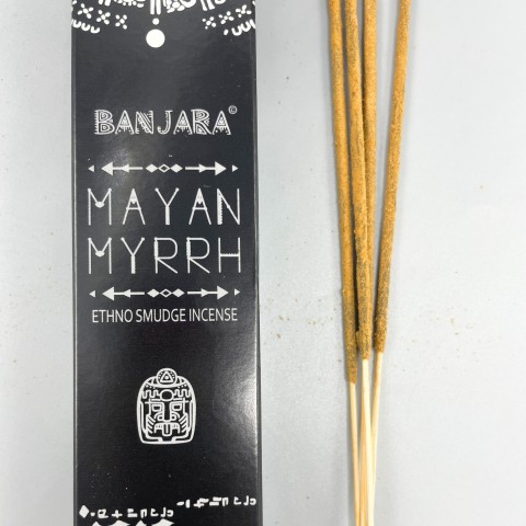 Палочки для благовоний Mayan Myrrh, Banjara Tribal, 35 г