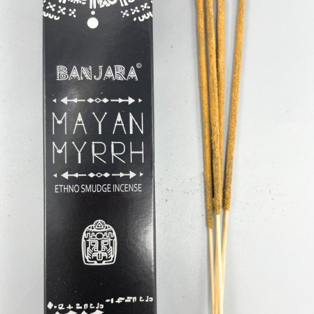 Smilkalų lazdelės Mayan Myrrh, Banjara Tribal, 35g