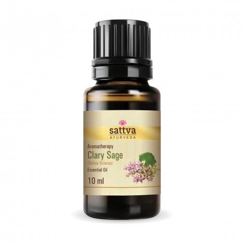 Clary sage essential oil, Sattva Ayurveda, 10ml