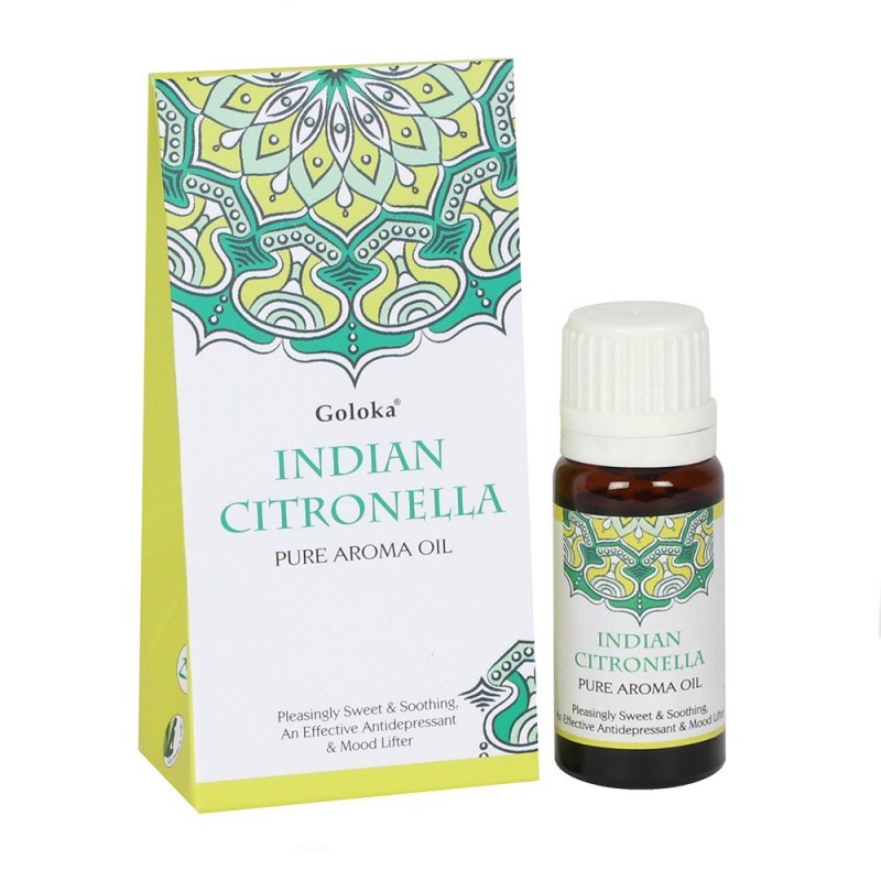 Grynas aromatinis aliejus Indian Citronella, Goloka, 10ml