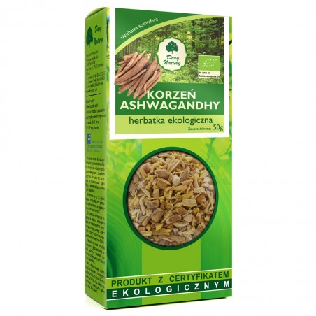 Ašvagandos šaknis, smulkinta, Dary Natury, 50g