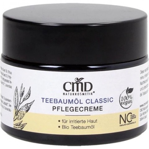 Veido kremas su arbatmedžių aliejumi, CMD Naturkosmetik, 50 ml