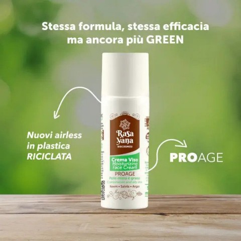 Face cream for combination and oily skin ProAge, Rasayana Biocosmesi, 50ml