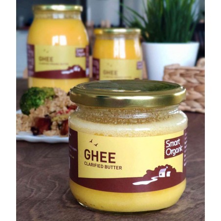 Lydytas ghi sviestas Ghee, Smart Organic, 270g