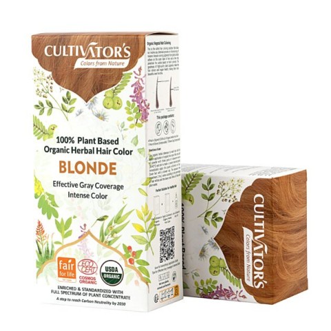 Augaliniai šviesūs plaukų dažai Blonde, Cultivator's, 100g