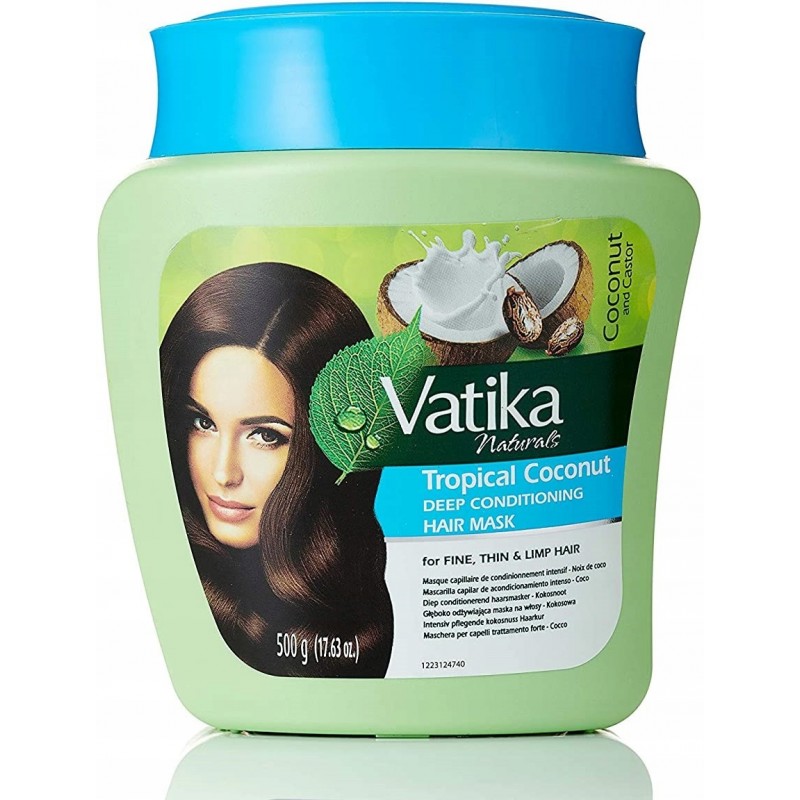 Deep conditioning hair mask Tropical Coconut, Dabur Vatika, 500g