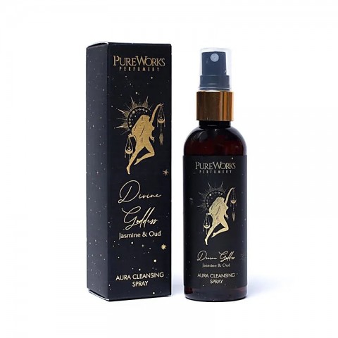 Spray fragrance Divine Goddess Jasmine & Oud, Pure Works, 100ml