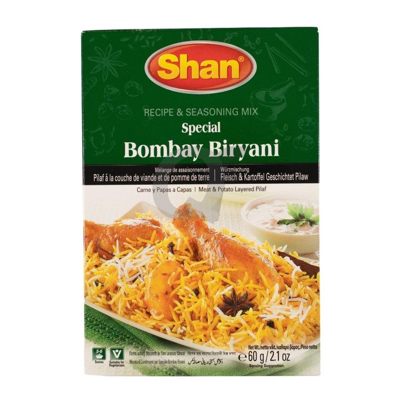 Prieskonių mišinys Biryani Bombay, SHAN, 60 g