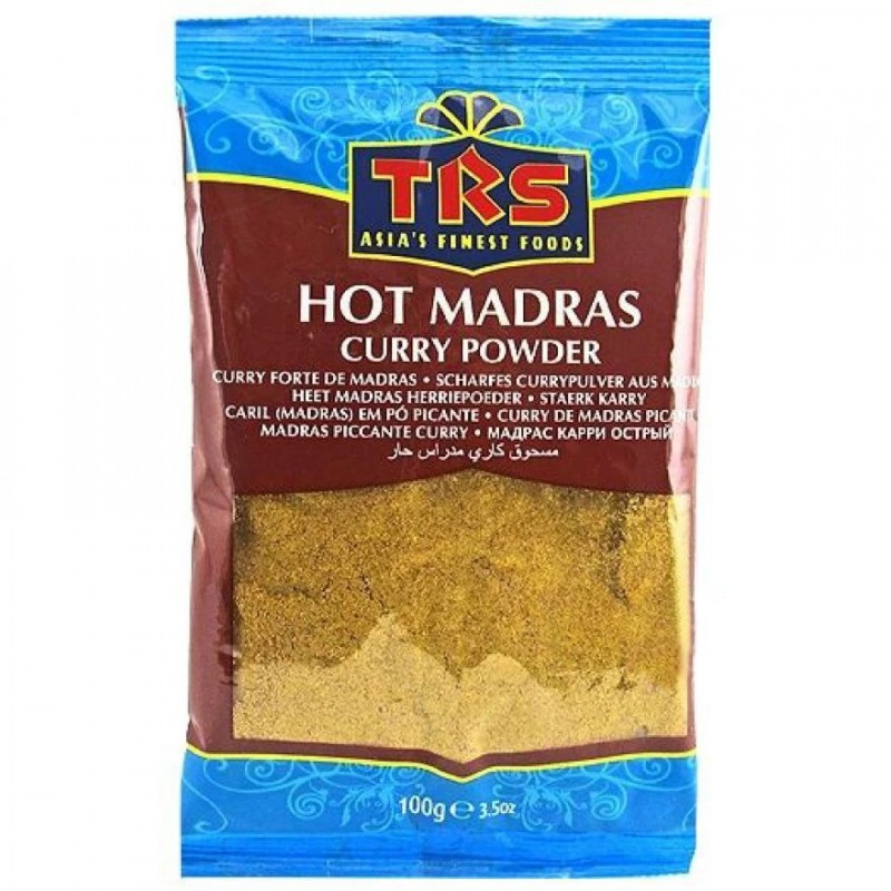 Aštrus kario mišinys Madras Curry Hot, maltas, TRS, 100g