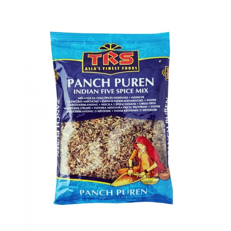 Indiškas penkių prieskonių mišinys Panch Puren, TRS, 100g