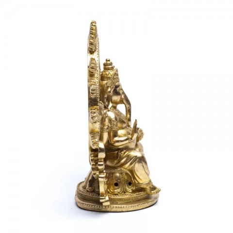 Статуэтка Ганеши с огненным кольцом, 30 см