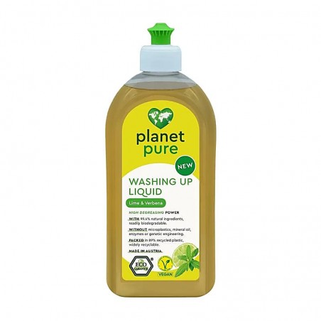 Indų ploviklis Lime & Verbena, Planet Pure, 500ml