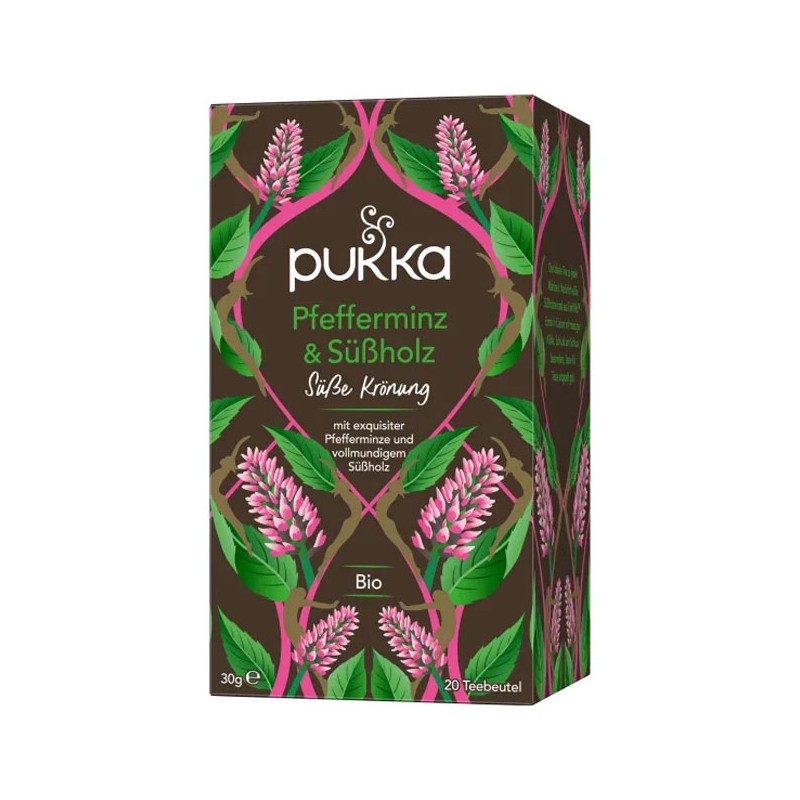 Refreshing herbal tea Peppermint and Liquorice, Pukka, 20 packets