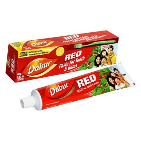 Dantų pasta su 7 vaistiniais augalais RED, Dabur, 200g
