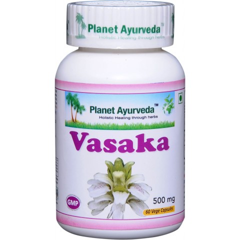 Food supplement Vasaka, Planet Ayurveda, 60 capsules