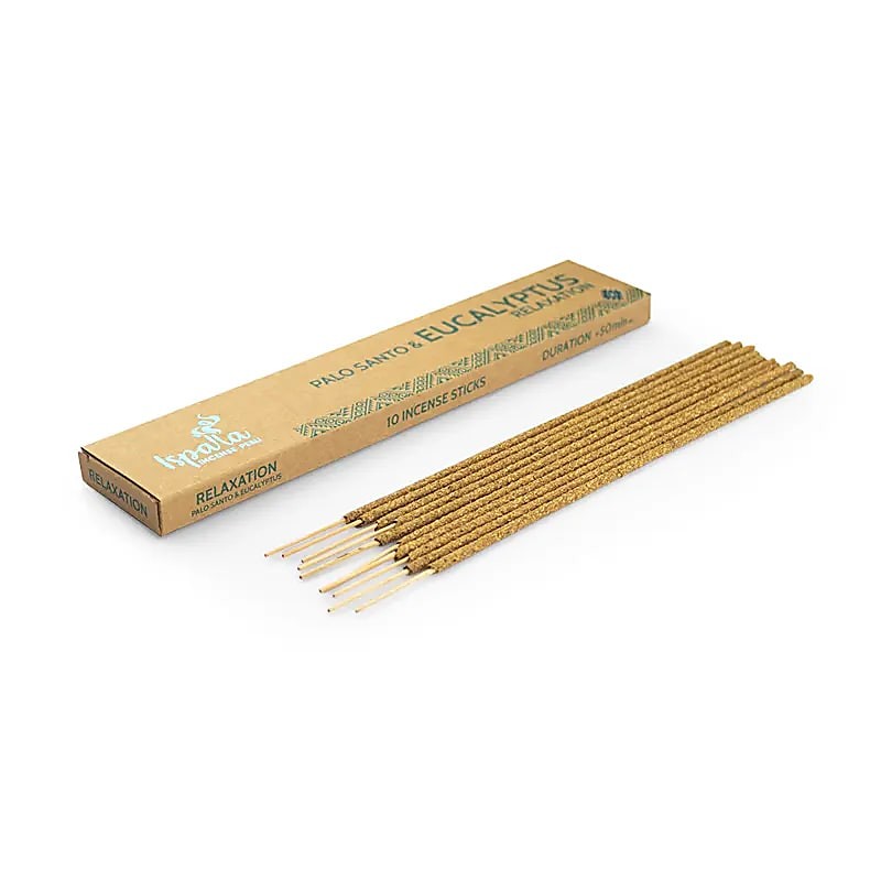 Palo Santo incense sticks Eucalyptus Relaxation, Ispalla, 10 pcs.