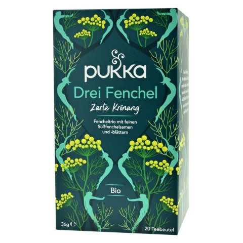 Фенхелевый чай Три фенхеля, Pukka, 20 пакетиков