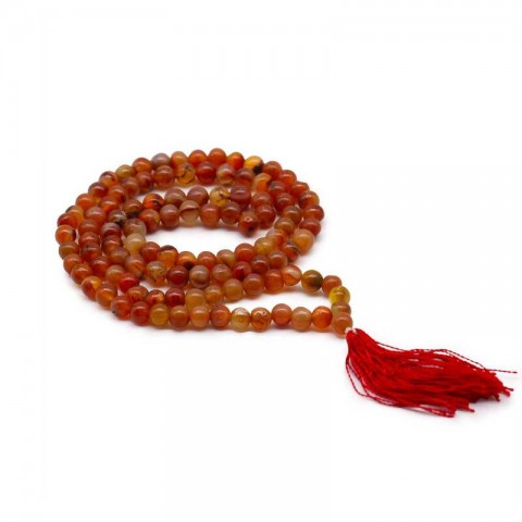 108 beads Mala Carnelian