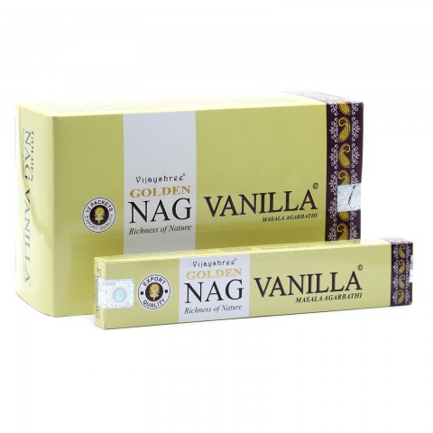 Smilkalų lazdelės Vanilla, Vijayshree Golden, 15g