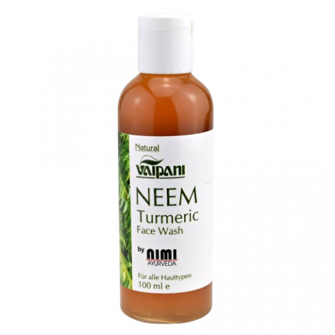 Facial cleanser Neem & Turmeric, VAIPANI Nimi Ayurveda, 100 ml