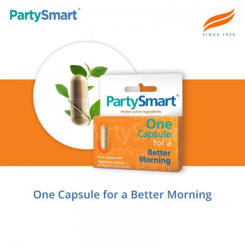 Пищевая добавка для легкого утра Party Smart, Himalaya, 10 капсул