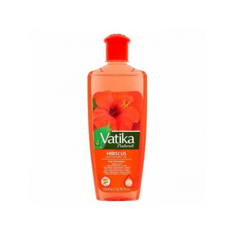 Kinrožių aliejus plaukams Hibiscus, Dabur Vatika, 200 ml