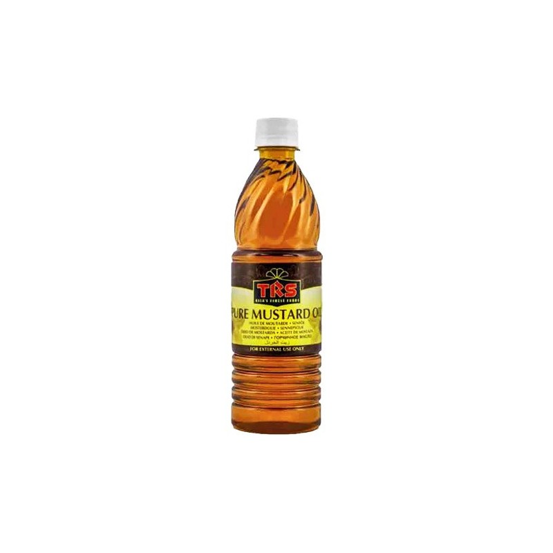 Grynas garstyčių aliejus masažams, TRS, 500 ml