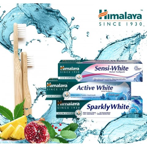 Balinanti dantų pasta Sparkly White Gum Expert, Himalaya, 75ml