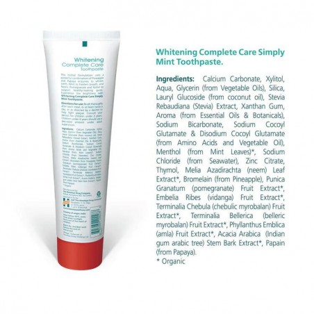 Whitening toothpaste Simply Mint Complete Care Botanique, Himalaya, 150g