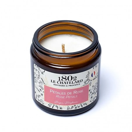 Scented candle Rose petals, Le Chatelard, 80g
