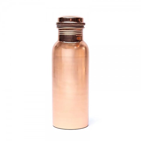 Polished copper drinker Classic, Yogi & Yogini, 500ml