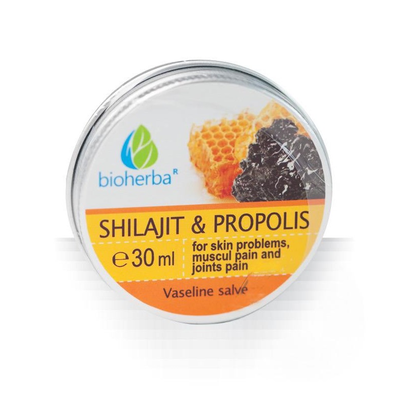 Tepalas mumijaus Shilajit ir Propolio, Bioherba, 30ml