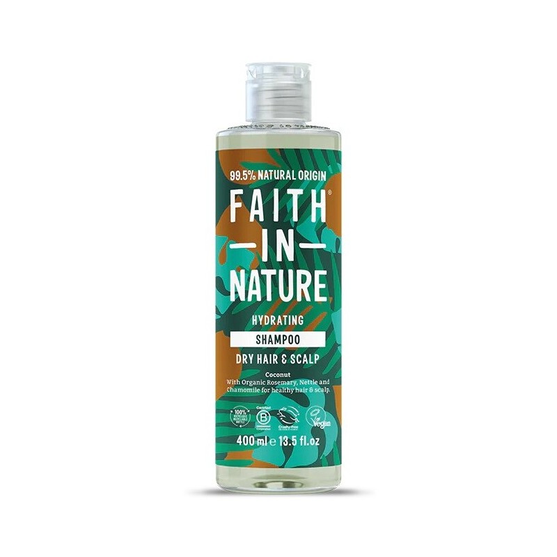 Šampūnas su kokosais, Faith In Nature, 400ml