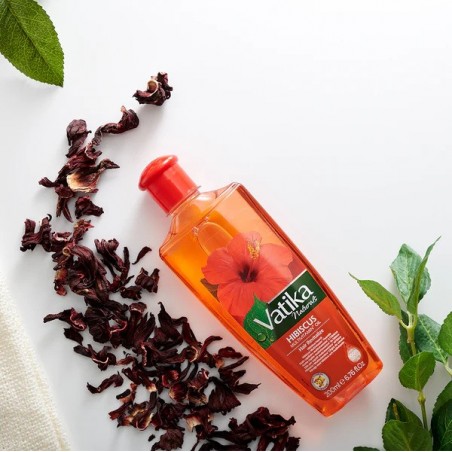 Kinrožių aliejus plaukams Hibiscus, Dabur Vatika, 200 ml