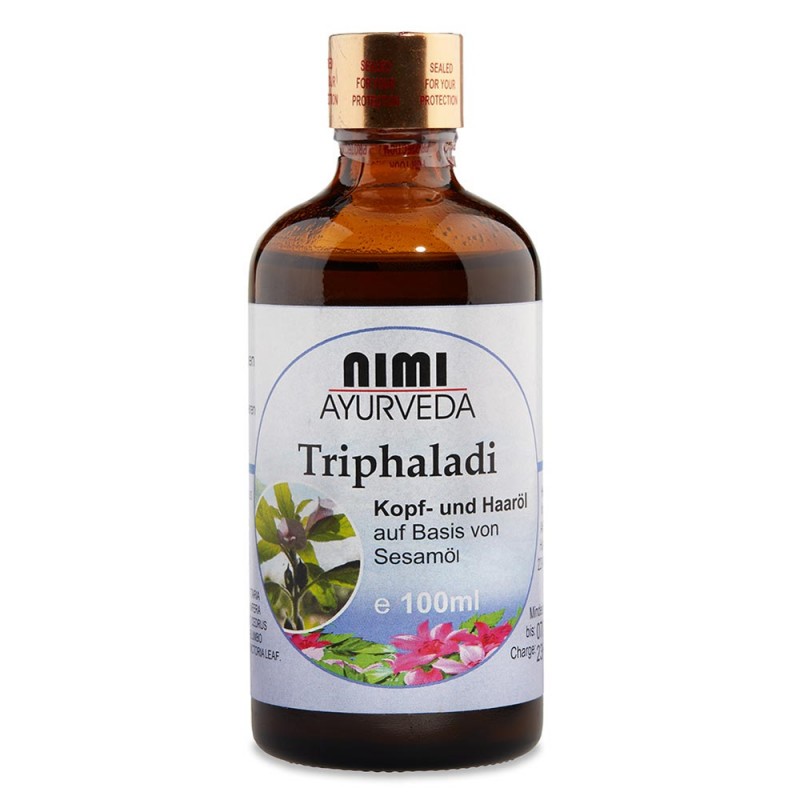 Galvos ir plaukų masažo aliejus Triphaladi, Nimi Ayurveda, 100ml