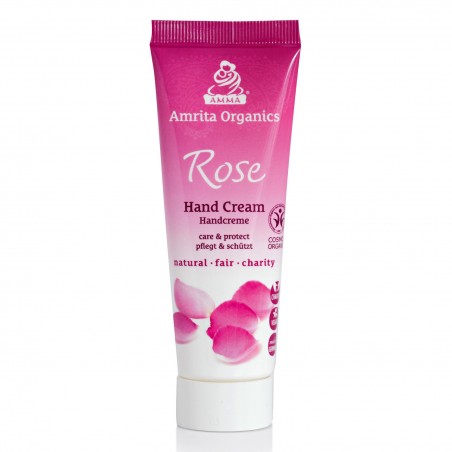 Rankų kremas Rose Bio, Amrita Organics, 50ml