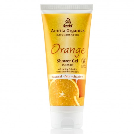 Dušo gelis Orange, Amrita Organics, 200ml