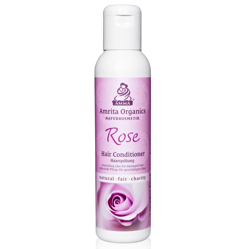 Kondicionierius pažeistiems plaukams Rose, Amrita Organics, 150ml