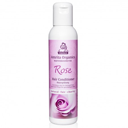 Kondicionierius pažeistiems plaukams Rose, Amrita Organics, 150ml