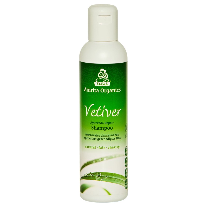 Atstatomasis šampūnas Vetiver, Amrita Organics, 200ml