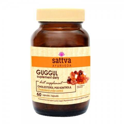 Maisto papildas Guggul, Sattva Ayurveda, 60 kapsulių