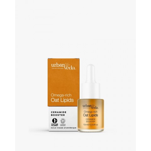 Veido odą stiprinantys avižų lipidai Ceramide Booster, Urban Veda, 15 ml