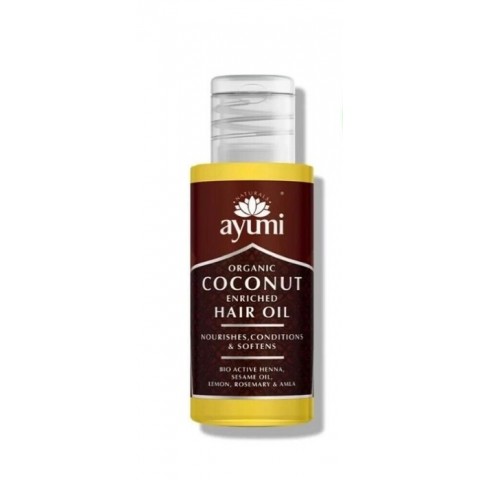 Praturtintas kokosais plaukų aliejus Coconut Enriched, Ayumi, 50ml