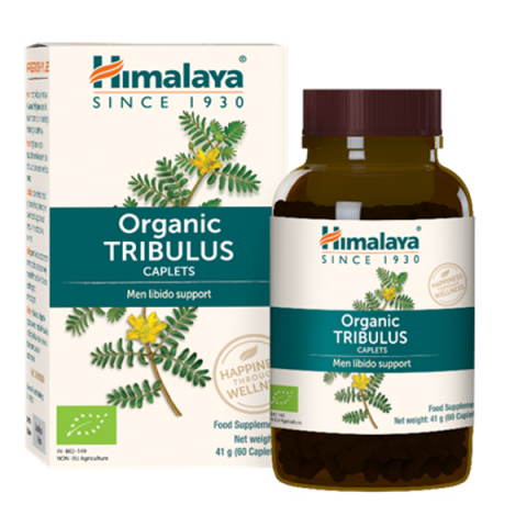 Maisto papildas vyrams Tribulus Organic, Himalaya, 60 tablečių