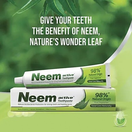 Dantų pasta su nimbamedžiu Neem Active Toothpaste, 100g