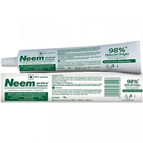 Dantų pasta su nimbamedžiu Neem Active Toothpaste, 100g