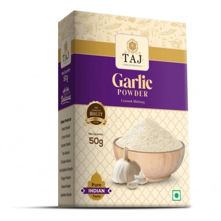 Džiovintų česnakų milteliai Garlic Powder, TAJ, 50g